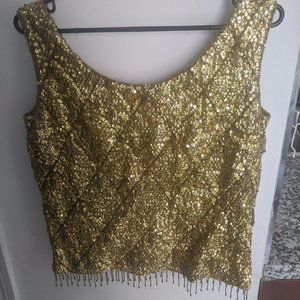 Vintage beaded top